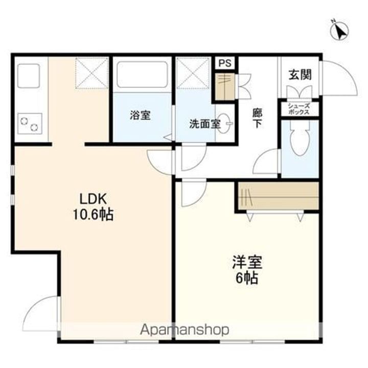 東京都杉並区高円寺南2丁目の賃貸マンションの間取り