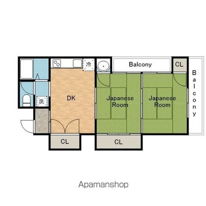 すがおマンション202の間取り