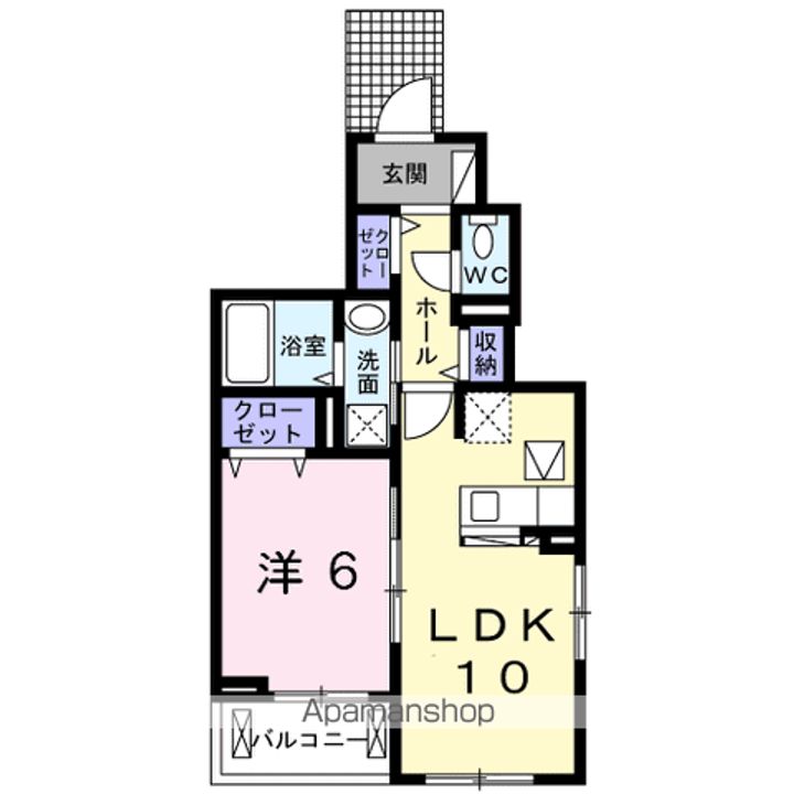 レヴール アムールの間取り