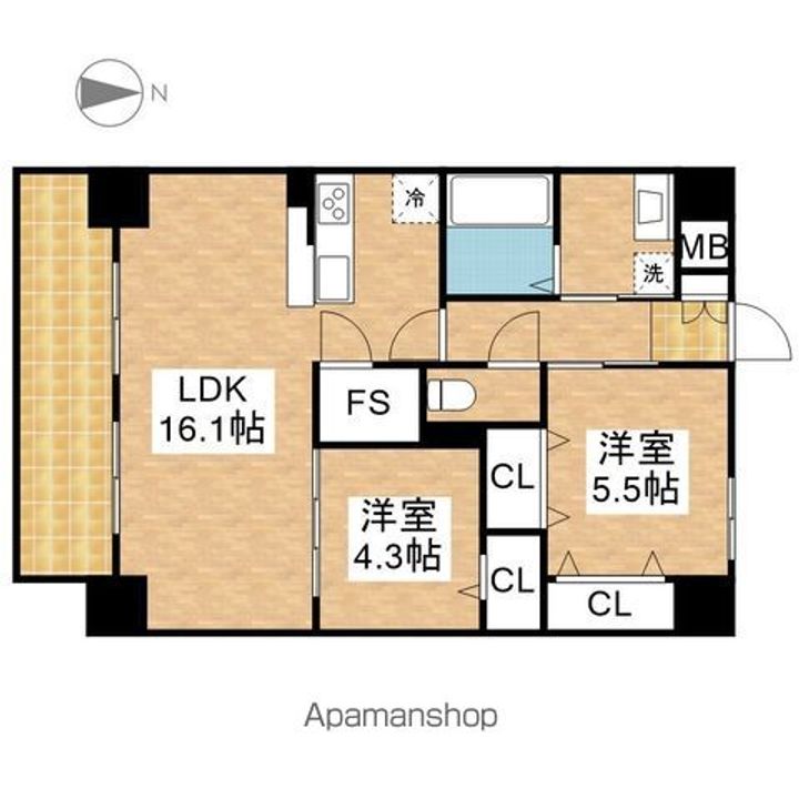 ハイドランジア東別院の間取り