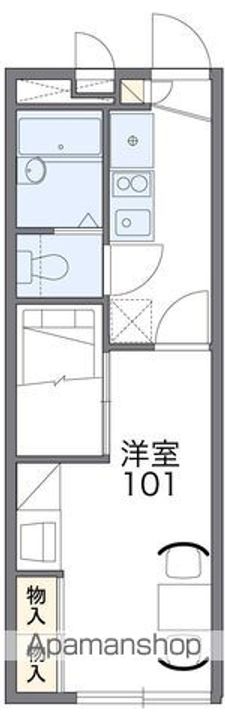 レオパレスサンシャイン尾道104の間取り