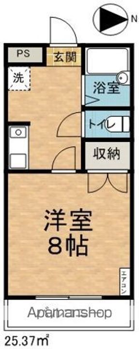 アクティス元町306の間取り