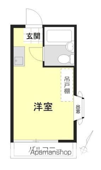 東京都杉並区井草2丁目の賃貸アパートの間取り