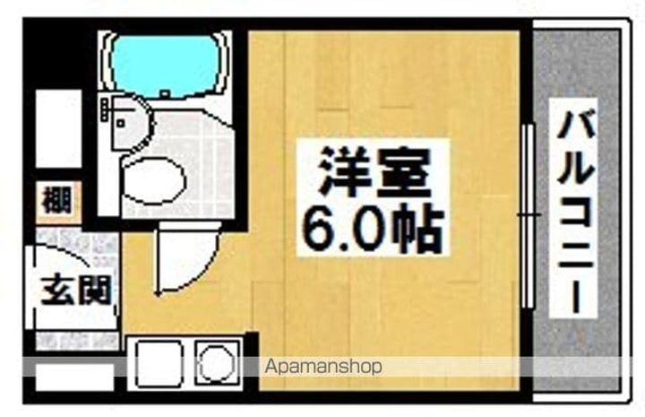 パセオ梅北205の間取り