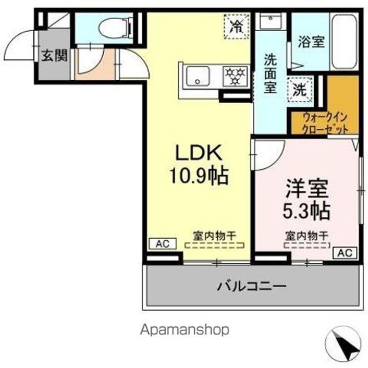 ディアライズ北山の間取り