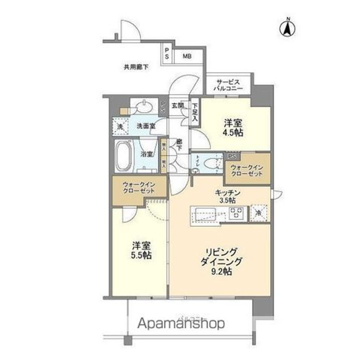 JP NOIE 阿佐ヶ谷の間取り