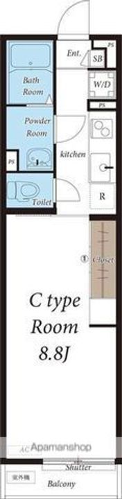 リブリ・コンフォルトⅡの間取り