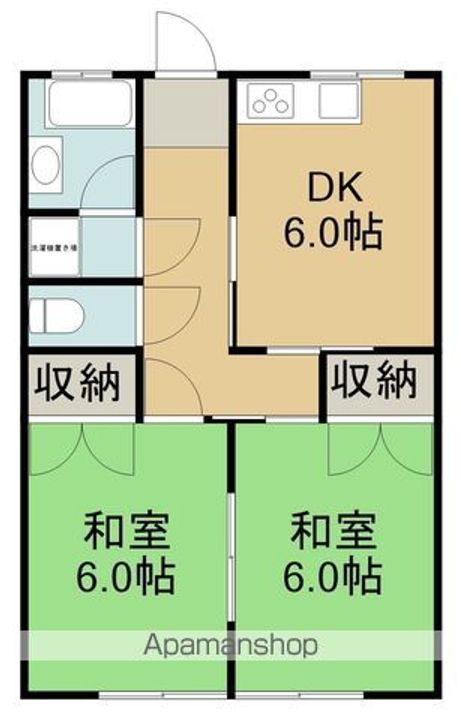 ササキハイツ2の間取り
