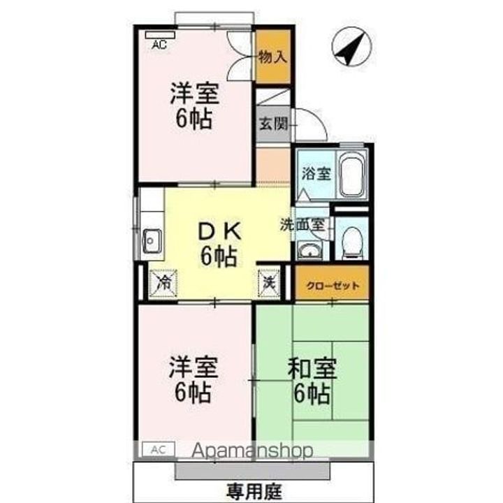 アートハイツの間取り