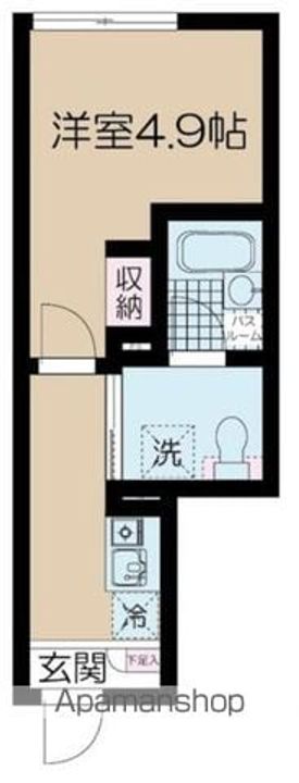 東京都杉並区下高井戸1丁目の賃貸マンションの間取り