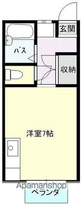 トマトハウス202の間取り