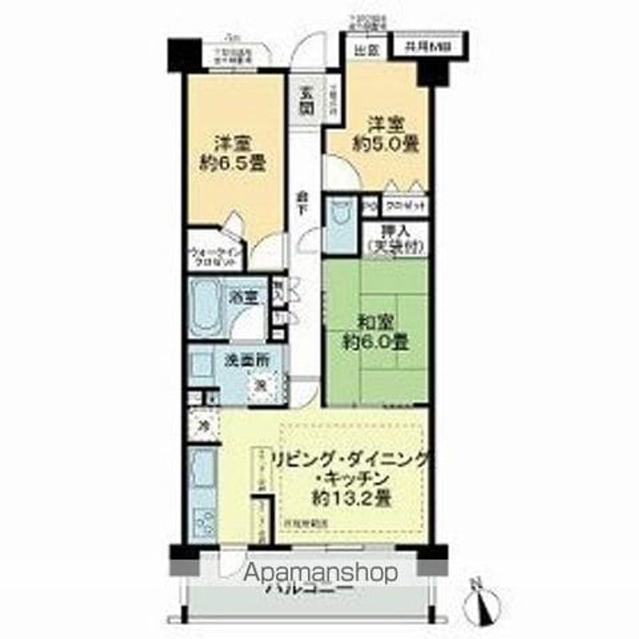 ライオンズマンション田無イーストレジデンスの間取り