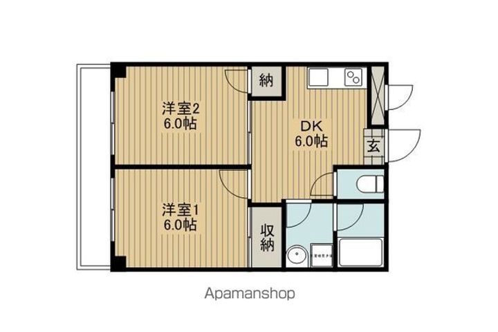 メゾン・ド・アニヴェルセル101の間取り