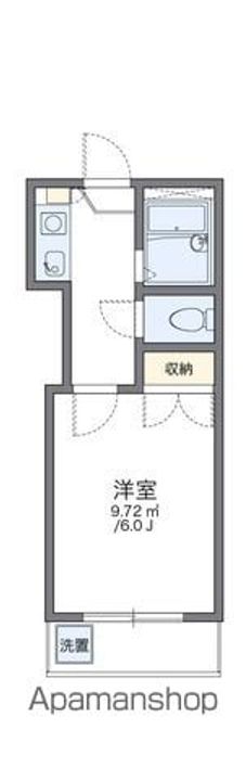レオパレス松保町B204の間取り