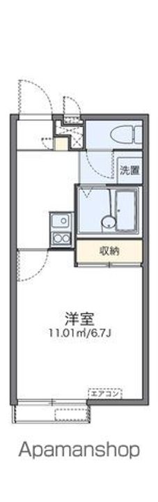 レオパレスローズの間取り