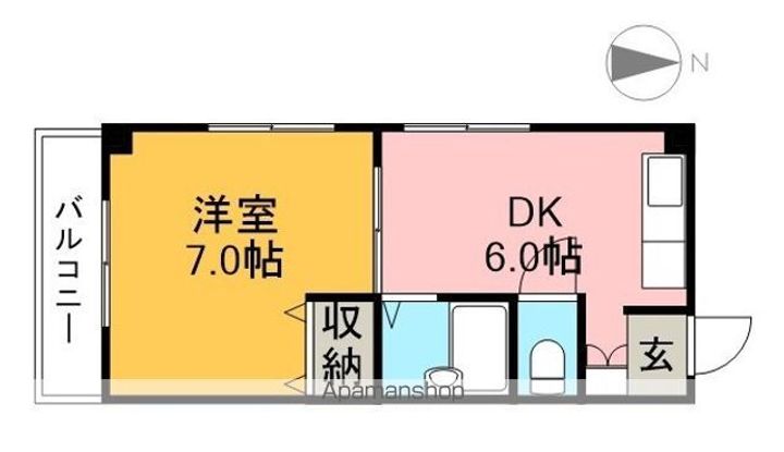 コーポ南海の間取り