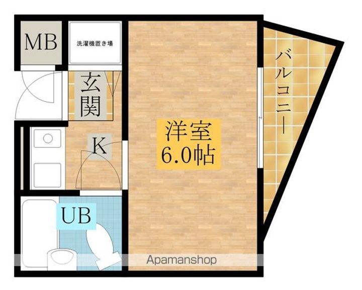 ベルトピア並松205の間取り