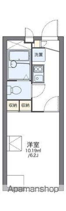 レオパレスT 大窪202の間取り