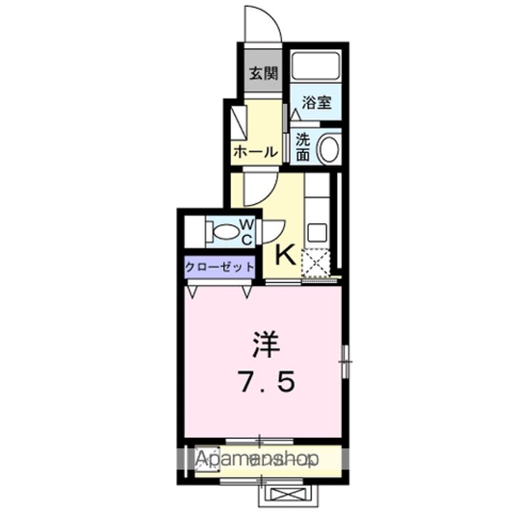 シャルマン北町 壱番館の間取り
