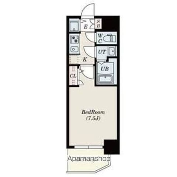 SーRESIDENCE大阪九条NORTH610の間取り