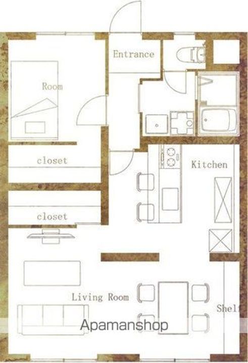 サンバレー草薙の間取り