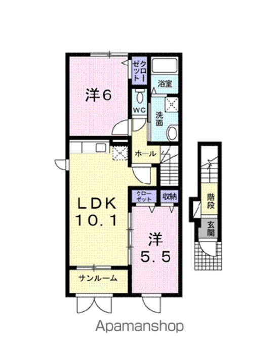 ヴェステージの間取り