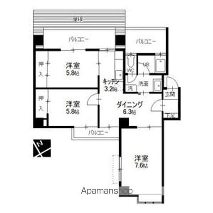 ル・メゾン小木曽501の間取り