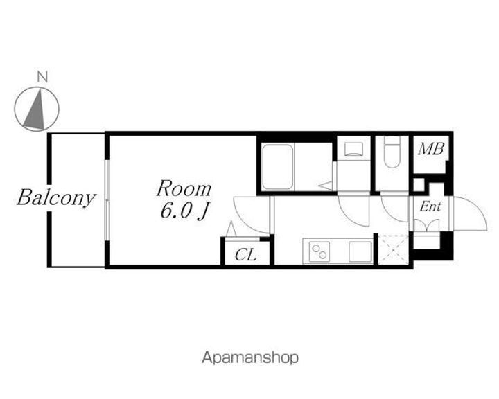 プレサンス太閤通駅前デュプルの間取り