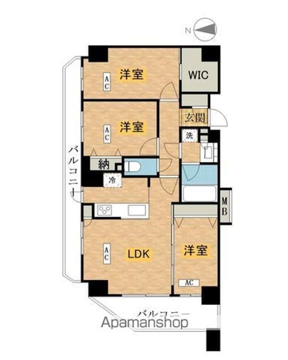 VITA八王子の間取り