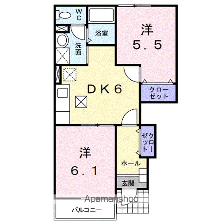 ビーミングベルⅠの間取り
