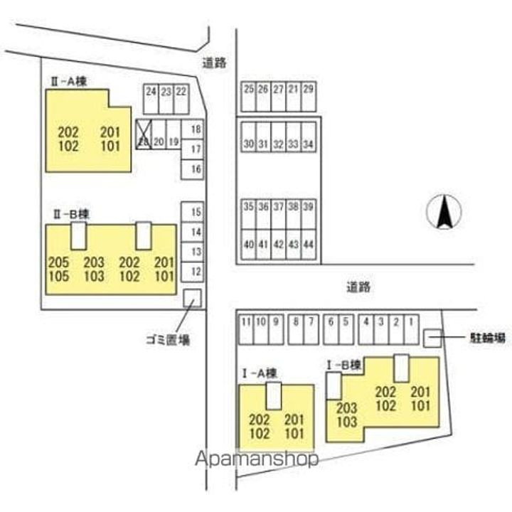 愛媛県松山市鷹子町の賃貸アパートB102のその他画像