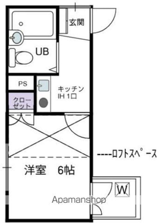 東京都中野区中央4丁目の賃貸マンションの間取り
