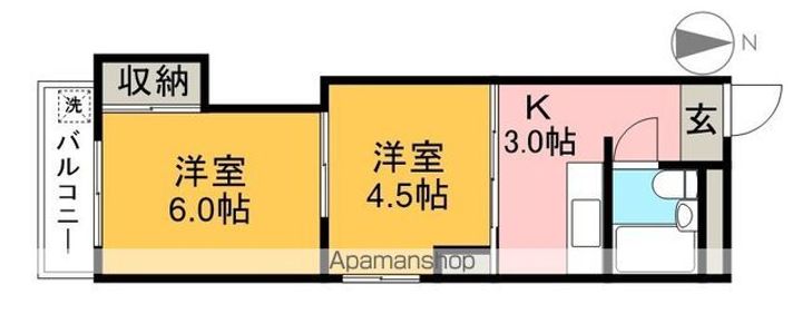 藤本マンションの間取り