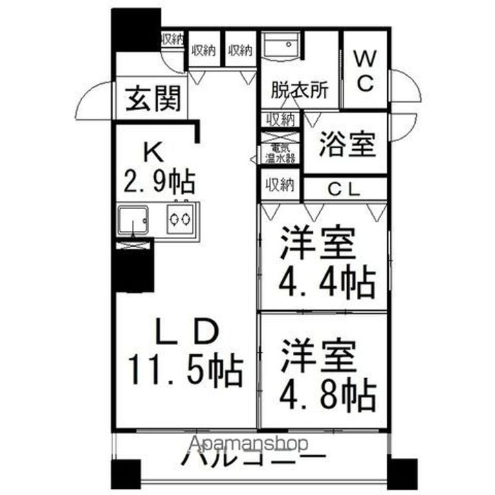 MOTTOたくま宿906の間取り