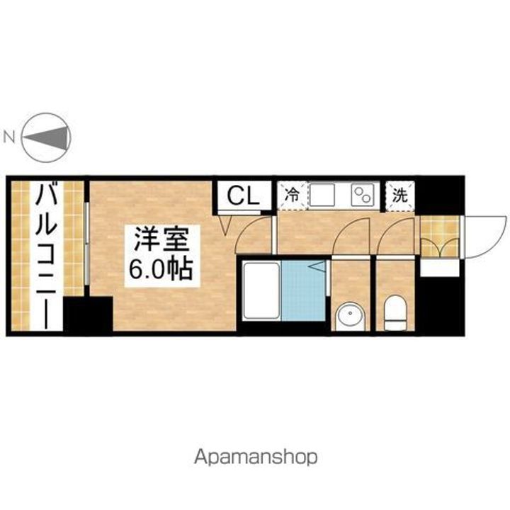 プレサンス桜山駅前アフォードの間取り