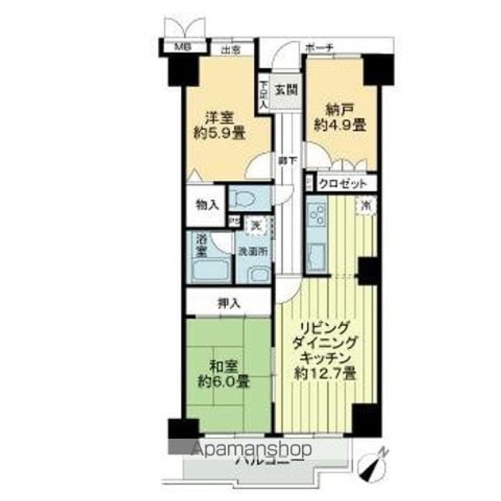 サーパス三条の間取り