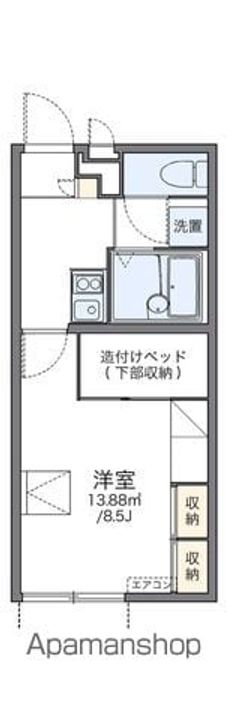 レオパレス良栄204の間取り