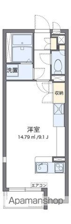 ミランダセレストⅣ106の間取り