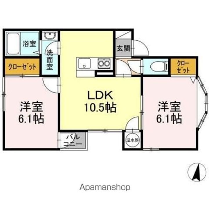 プレリュード Cの間取り