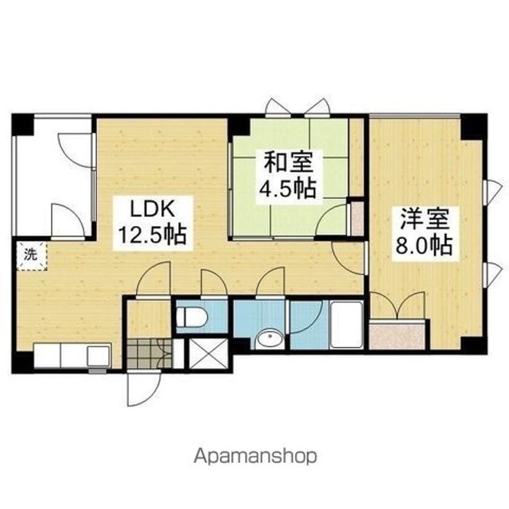 Mホーナー森松の間取り