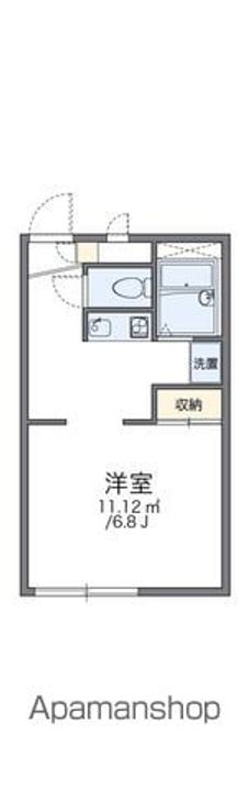 レオパレスグリーンドゥの間取り