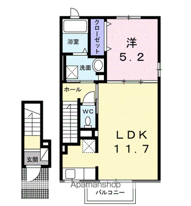 コミュニティ新館 Ⅱの間取り