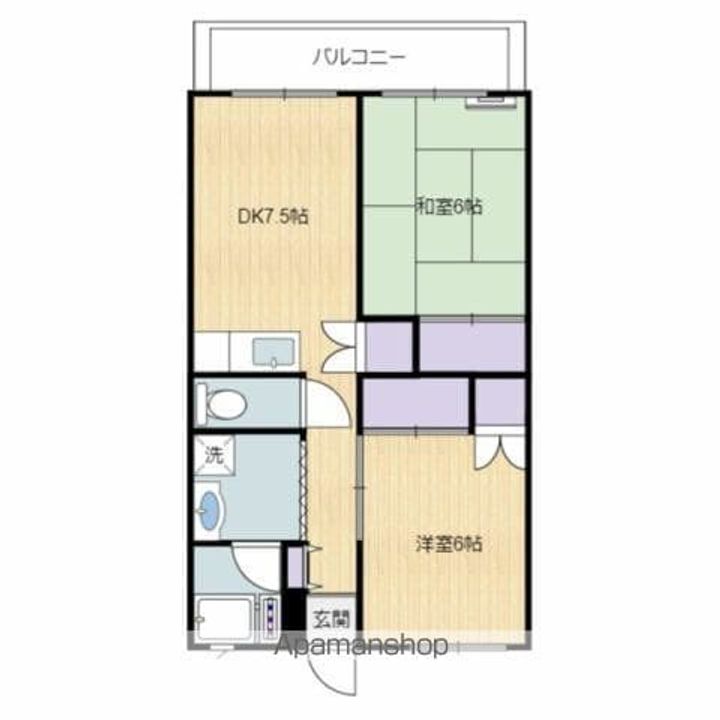 ラ・メゾンあさひの間取り