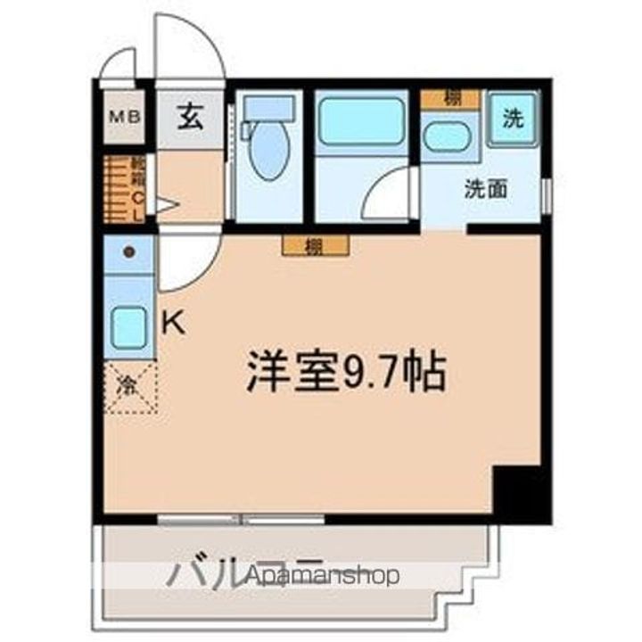 愛知県名古屋市北区御成通3丁目の賃貸マンションの間取り