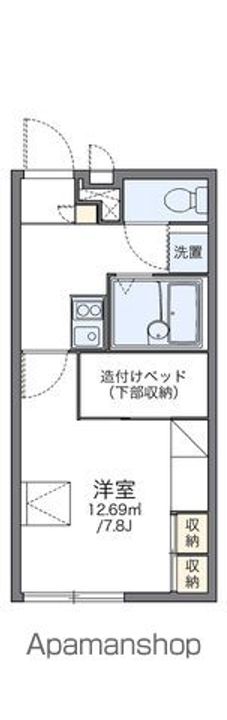 レオパレスクレールアピテ102の間取り