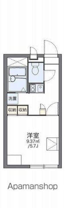 レオパレスひよりが丘105の間取り