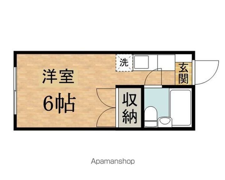 東京都日野市高幡の賃貸アパートの間取り