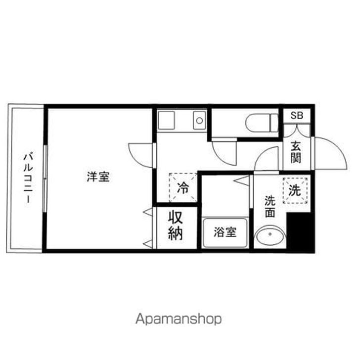 レジディア高宮の間取り