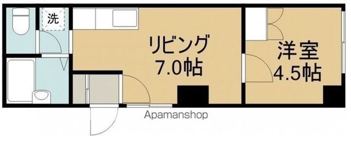 ハイツワン102の間取り