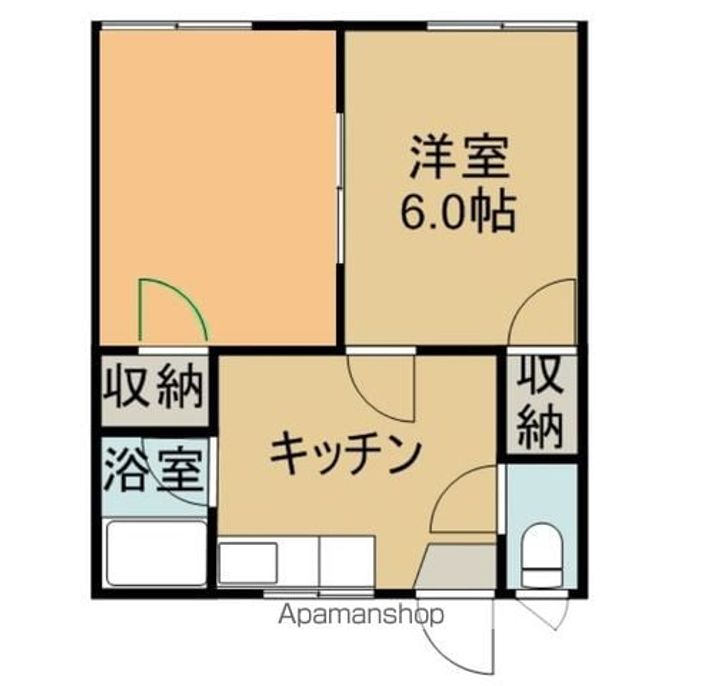 第6サニープレイス102の間取り